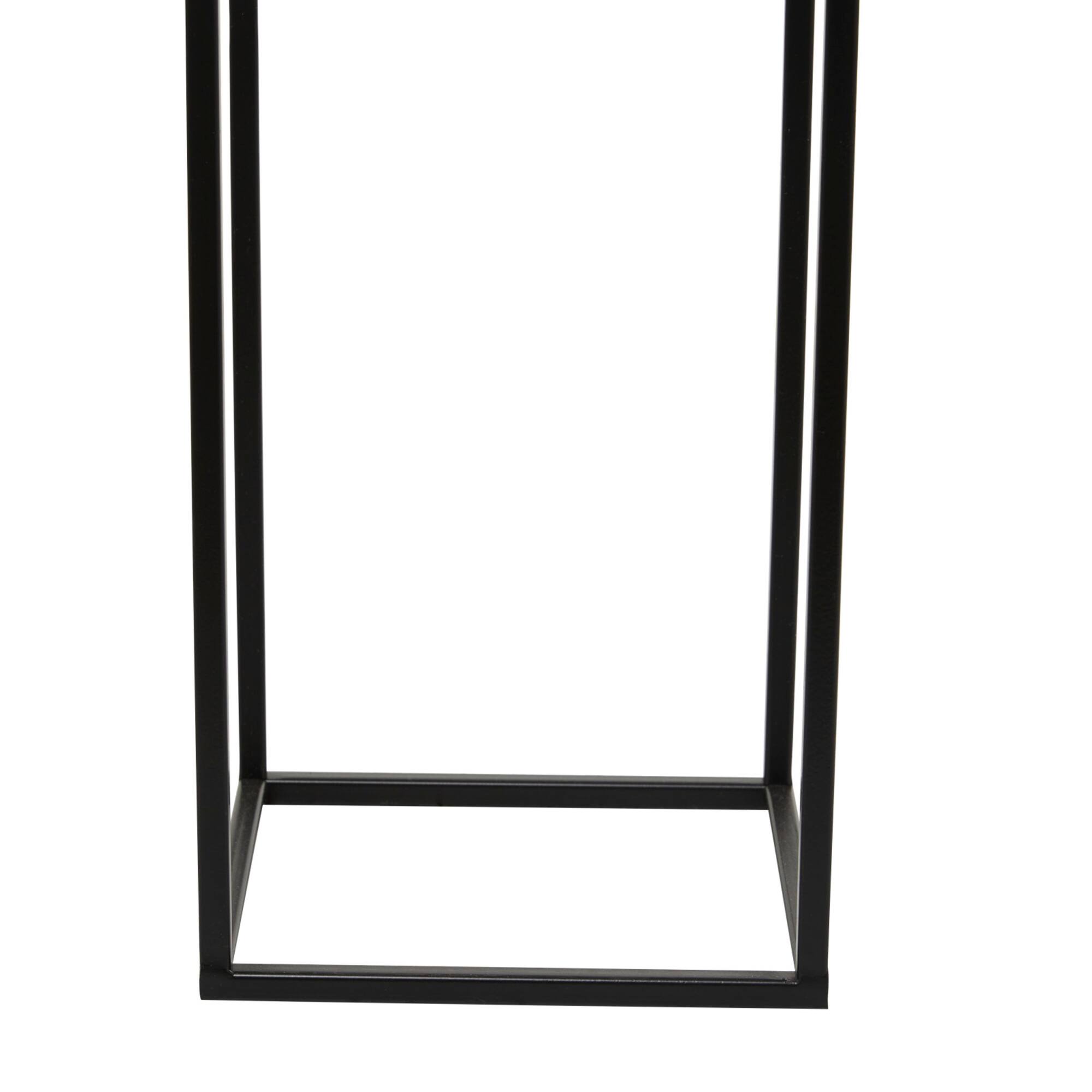 Light Gray Metal Modern Planter Set
